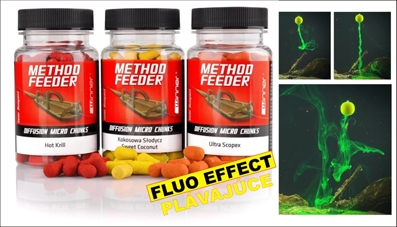 Tandem Baits Method Feeder MF Diffusion Micro Boilies 8x20mm Crema di Vaniglia Esca per Carpe Pesca Esche da Pesca