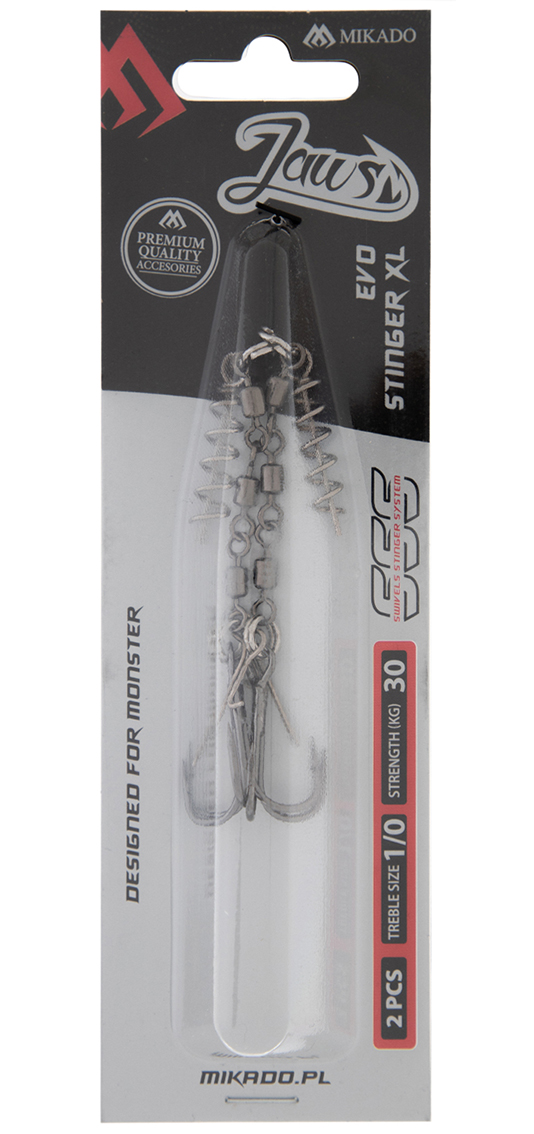Montáž MIKADO Jaws Double Evo Stinger XL