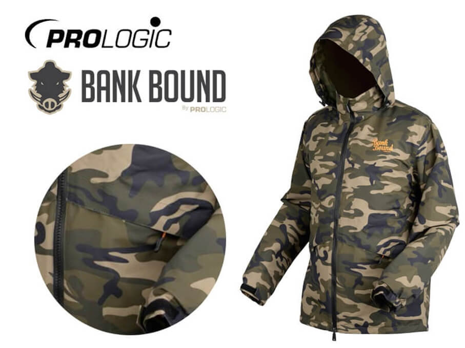 ProLogic Giacca Isolata Bound – Calda E Tecnologica Per La Pesca, Verde Mimetico, Con Cappuccio E Tasche