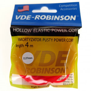 Amortizér VDE-ROBINSON Latex Hollow Elastic 800%, 4 m priemer 2,27 mm, farba oranžová 