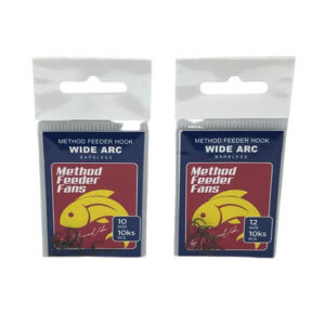 Háčky METHOD Feeder Fans WIDE ARC bez protihrotu