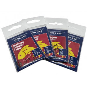 Háčky METHOD Feeder Fans Wide ARC s mikroprotihrotem