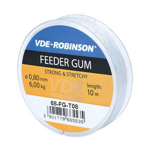 Feeder guma VDE-Robinson Strong & Stretchy, transparentní