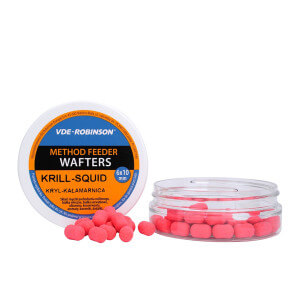 Vyvážené boilie VDE-ROBINSON Wafters 6x10 mm, 15 g krill a kalmář