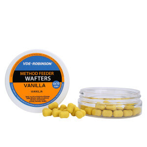 Vyvážené boilie VDE-ROBINSON Wafters 6x10 mm, 15 g vanilka