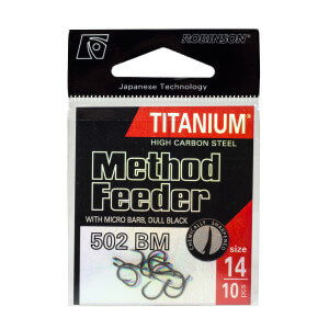 Háčky ROBINSON Titanium Method Feeder 502 BM
