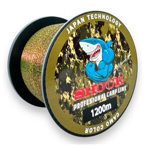 Vlasec METHOD FEEDER FANS Shock Profesional Carp Line Camo, 1200 m