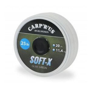 Návazcová šňůra Carp R Us Soft-X Olive Green