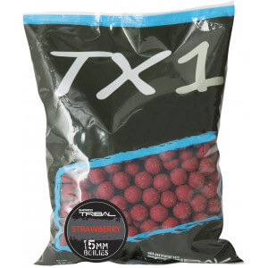 Boilies SHIMANO TX1 Strawberry, 1kg