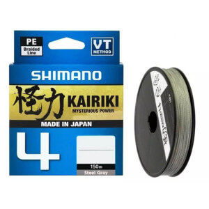 Šňůra SHIMANO Line Kairiki 4 Steel Gray, 150 m