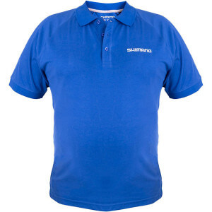 Tričko SHIMANO Shorts Sleeve Polo Blue