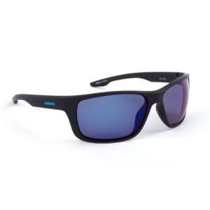 Polarizační brýle SHIMANO Eyewear Antares Matte Black & Blue Mirror