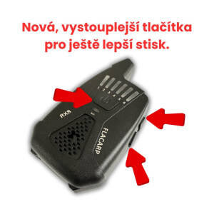 Obrázek 8 k Sada 2 signalizátorů FLACARP X8 + RX8 s příposlechem