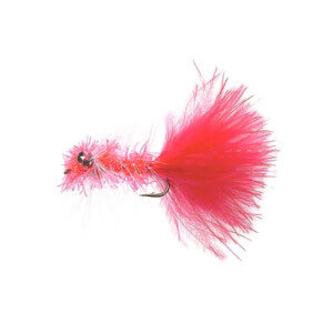 Muška Krystal Bugger Fluo Red Daiichi, veľ. 8