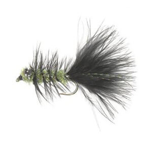 Muška UNIQUE Flies Krystal Bugger Motor Oil Daiichi