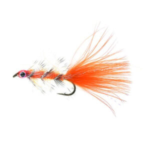 Muška UNIQUE Flies Swim Bugger Fluo Orange Daiichi