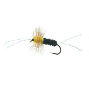 Muška UNIQUE Flies Bitch Creek Nymph Black/ Yellow Daiichi