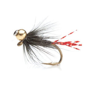 Muška UNIQUE Flies Flash Jig Black Red Daiichi