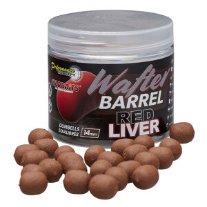 Vyvážené boilie STARBAITS Wafter Barrel Red Liver