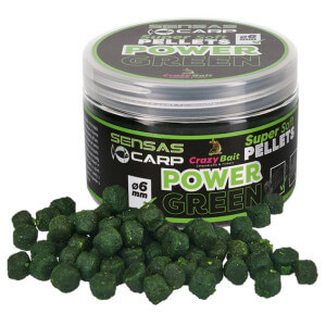 Pelety SENSAS Super Soft Green česnek