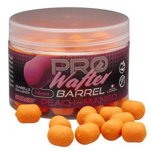 Vyvážené boilie STARBAITS PRO Barrel Wafter Peach & Mango