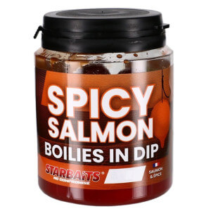 Boilie STARBAITS Spicy Salmon v dipu