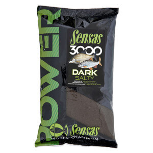 Krmivo SENSAS 3000 Power Dark Salty