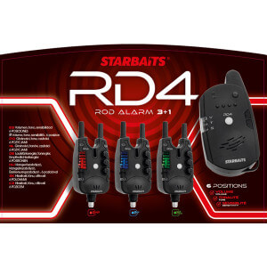 Obrázek 3 k Sada 3 signalizátorů STARBAITS RD4 s příposlechem