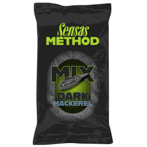 Krmivo SENSAS Method Mix Dark Mackerel, 1 kg