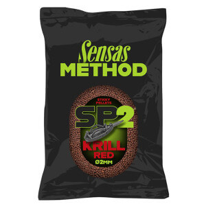 Pelety SENSAS Method Sticky Pellets, 650 g, Krill Red