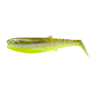 Nástraha SAVAGE GEAR Cannibal Shad B, Green Pearl Yellow
