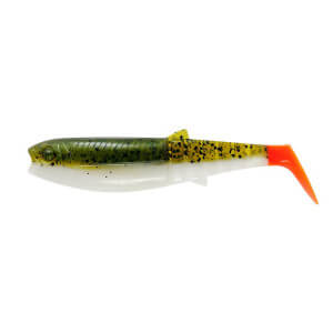 Nástraha SAVAGE GEAR Cannibal Shad B, Olive Hot Orange