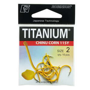 Háčky ROBINSON Titanium Chinu Corn 115Y