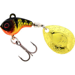 Nástraha WESTIN Dropbite Tungsten Spin Tail Jig, Bling Perch