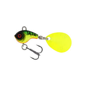 Nástraha WESTIN Dropbite Tungsten Spin Tail Jig, Firetiger