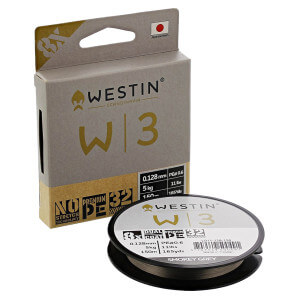 Vlasec WESTIN W3 8-Braid Smokey Grey, 150 m