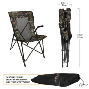 Obrázek 5 k Židle Camou Mesh High Back Klappstuhl