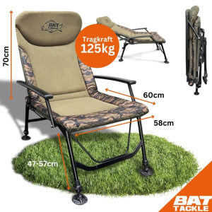 Obrázek 3 k Křeslo BAT-Tackle Camou Advance Arm Chair
