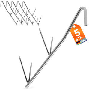 Háčky Angel Domäne Doppel V-Spitze Räucherhaken na údenie, 5 ks