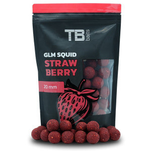 Boilie TB Baits GLM Squid Strawbery, 250 g