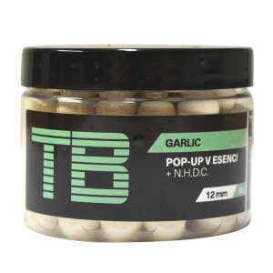 Boilie TB Baits Pop Up White Garlic + NHDC, 16 mm, 65 g