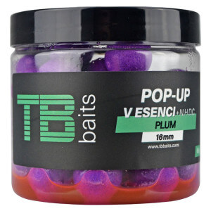 Boilie TB Baits Pop Up Plum + NHDC, 16 mm, 65 g