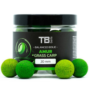 Vyvážené boilie TB Baits Balanced Amur + Atraktor