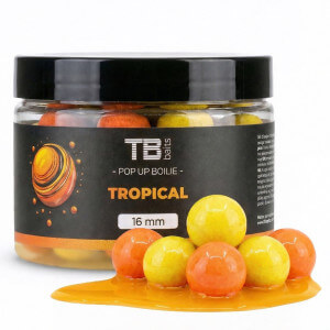Boilie TB Baits Pop Up Tropical + NHDC, 50 g