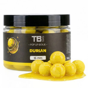 Boilie TB Baits Pop Up Durian + NHDC, 50 g
