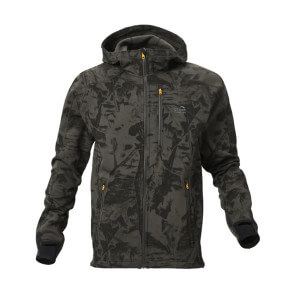 Fleece bunda Geoff Anderson Hoody 3 Black Leaf
