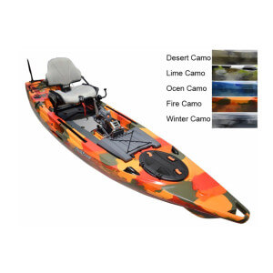 Kajak FEEL FREE LURE 13.5 V2 Overdrive Ready, 418 cm, Ocean Camo