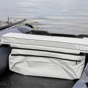 Podsedák STARKBOAT s úložným priestorom, 75 cm, šedý