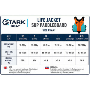 Obrázek 5 k Záchranná vesta STARKBOAT na paddleboarding
