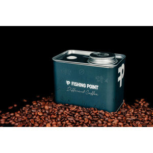 Zrnková káva FISHING POINT Different Coffe v plechovke, 350 g